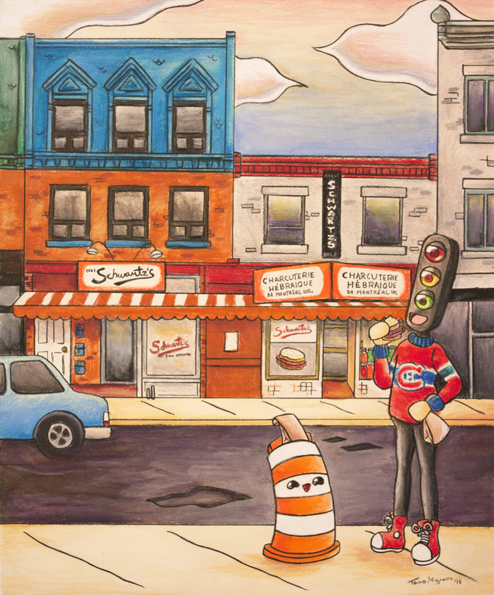 Ponto and Shingo at Schwartz's